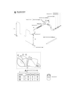 Water Hose Assembly for Husvqarna 375K Disc Cutter