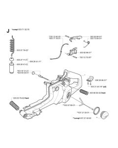 Fuel Tank Assembly for Husvqarna 375K Disc Cutter