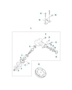 Bevel Gear Assembly for Husqvarna 525 LS Mark II Brushcutter