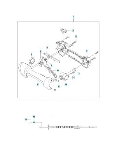 Throttle Assembly for Husqvarna 525 LST Mark II Brushcutter