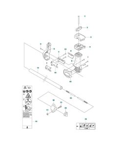 Shaft Assembly for Husqvarna 525RX Mark II Brushcutter