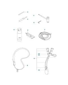 Accessories -1 for Husqvarna 525RX Mark II Brushcutter