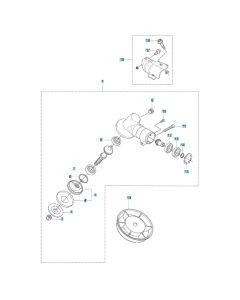 Bevel Gear Assembly for Husqvarna 525RX Mark II Brushcutter