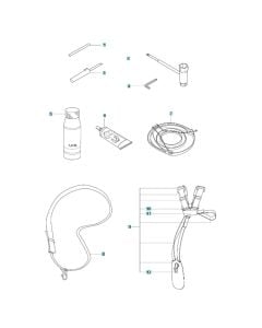 Accessories for Husqvarna 525RXT Mark II Brushcutter