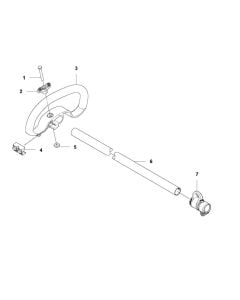 Tube Assembly for Husqvarna 530iPX Pole Pruners