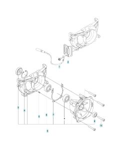 Crankcase Assembly for Husqvarna 531RB Brushcutter