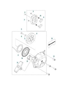 Starter Assembly for Husqvarna 541RB Brushcutter