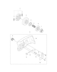 Clutch Assembly for Husqvarna 542i XP G Chainsaw