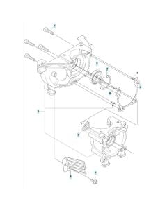 Crankcase Assembly for Husqvarna 543RB Brushcutter