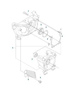 Crankcase Assembly for Husqvarna 543RBS Brushcutter