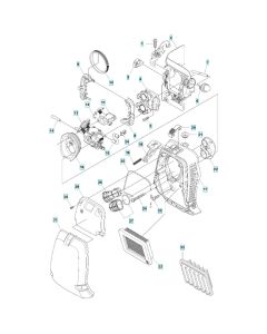 Air Filter Assembly for Husqvarna 545F Brushcutter