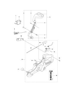 Complete Assembly -1 for Husqvarna 550XP Triobrake Chainsaw