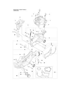 Crankcase Assembly for Husqvarna 560XP Mark II Chainsaw