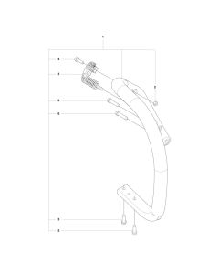 Handle Assembly for Husqvarna 562XP Mark II Chainsaw