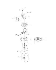 Blade Motor, Cutting Equipment Assembly for Husqvarna Automower 520H