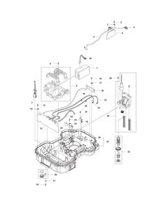 Chassis Lower Assembly for Husqvarna Automower 550 EPOS