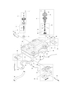 Chassis Upper Assembly for Husqvarna Automower 550 EPOS