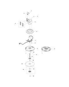 Blade Motor, Cutting Equipment Assembly for Husqvarna Automower 550H EPOS