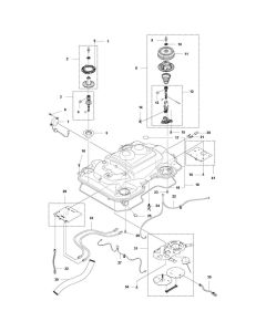 Chassis Upper Assembly for Husqvarna Automower 550H EPOS