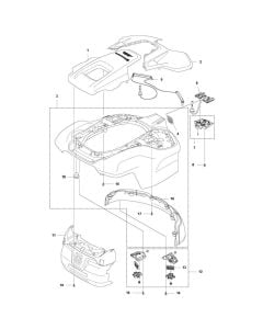 Cover Assembly for Husqvarna Automower 550H EPOS