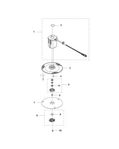 Blade Motor, Cutting Equipment Assembly for Husqvarna Automower Limited Edition