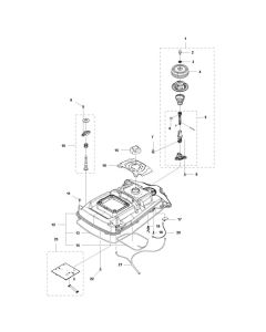 Chassis Upper Assembly for Husqvarna Automower Limited Edition