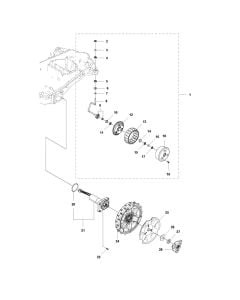 Wheel, Tires Assembly for Husqvarna Automower Limited Edition