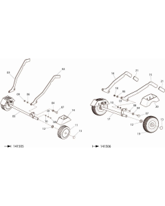 Friction Wheel Assembly for Belle BMD 300 Mini Dumper