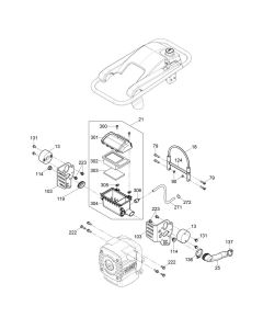 Air Filter Assembly for Wacker BS60-4s Trench Rammer