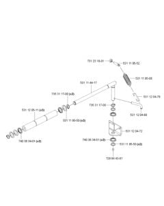 Shaft Assembly -2 for Husqvarna CS 2512 Wire Saw