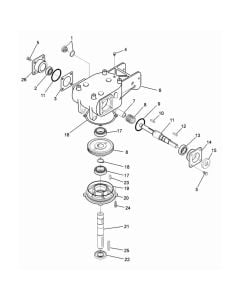 Gearbox Assembly for Wacker CT30EDT Trowel