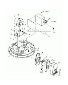 Drive Assembly for Wacker CT36EDT Trowel