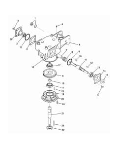 Gearbox Assembly for Wacker CT36EDT Trowel