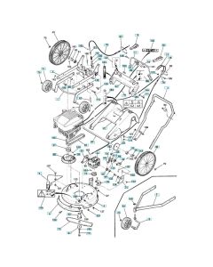 Complete Assembly for Husqvarna D51 S Cultivator/Tiller