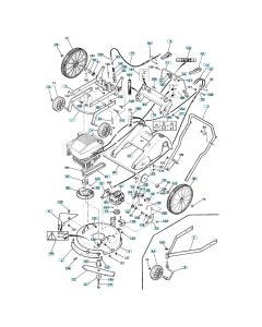 Complete Assembly for Husqvarna D51 SP Cultivator/Tiller