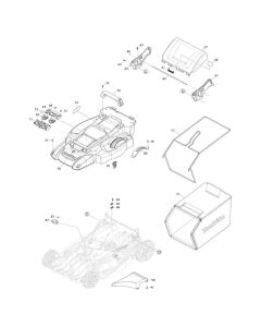 Cover Assembly for Makita DLM480 Mower