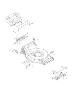 Deck Assembly for Makita DLM533 Mower