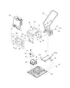 Frame Assembly for Wacker DPS1850H Plate Compactor