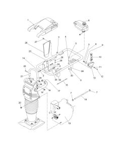 Main Assembly for Wacker DS720 Trench Rammer