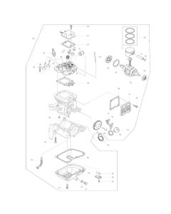 Cylinder, Crankshaft Assembly for Makita EB7660TH Blower