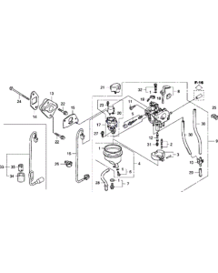 Carburettor Assembly for Honda EU20i Generator