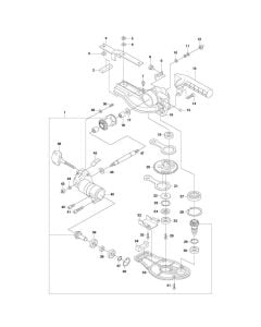 Gear Housing Assembly for Husqvarna HA110 Attachment