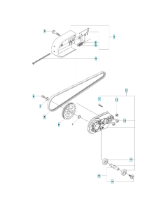 Belt Pulley Assembly for Husqvarna K1270 I Disc Cutter