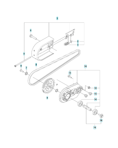 Belt Pulley Assembly for Husqvarna K1270 II Disc Cutter