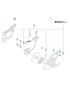 Starter Assembly for Husqvarna K1270 Rail I Disc Cutter