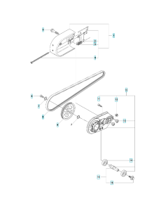 Belt Pulley Assembly for Husqvarna K1270 Rail I Disc Cutter