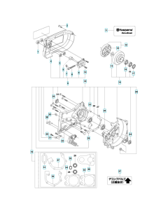 Crankcase Assembly for Husqvarna K760 Cut-n-Break II Disc Cutter