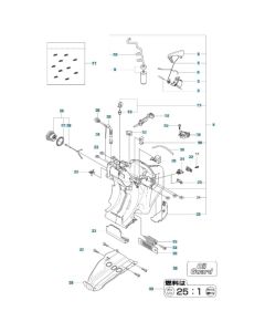 Fuel Tank Assembly for Husqvarna K770 Rescue Disc Cutter