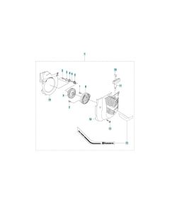 Starter Assembly for Husqvarna K960 Chain Concrete Cutter