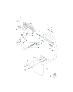 Handle Assembly for Husqvarna K970 Chain Concrete Cutter